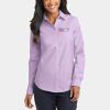 Port Authority Ladies SuperPro  Oxford Shirt Thumbnail
